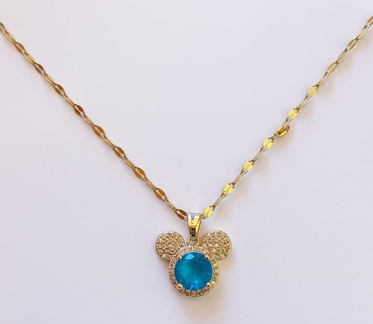 Collar Destello Azul