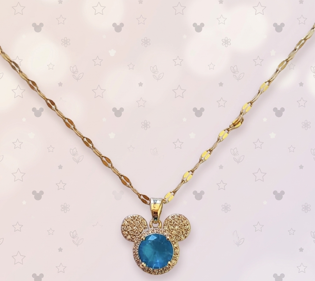 Collar Destello Azul