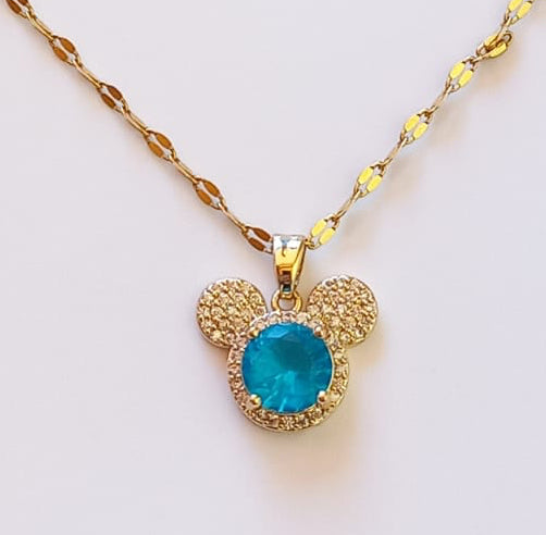 Collar Destello Azul