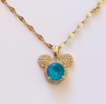 Collar Destello Azul