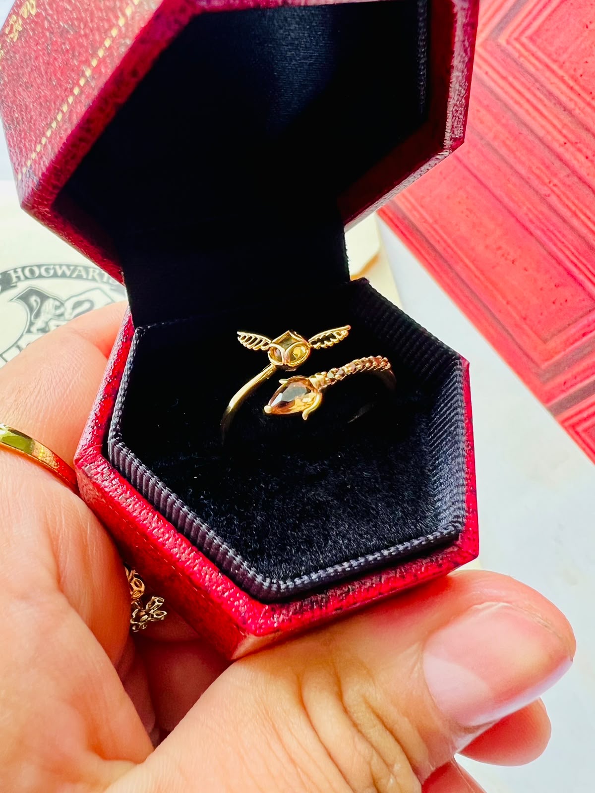 Anillo Snitch Dorada