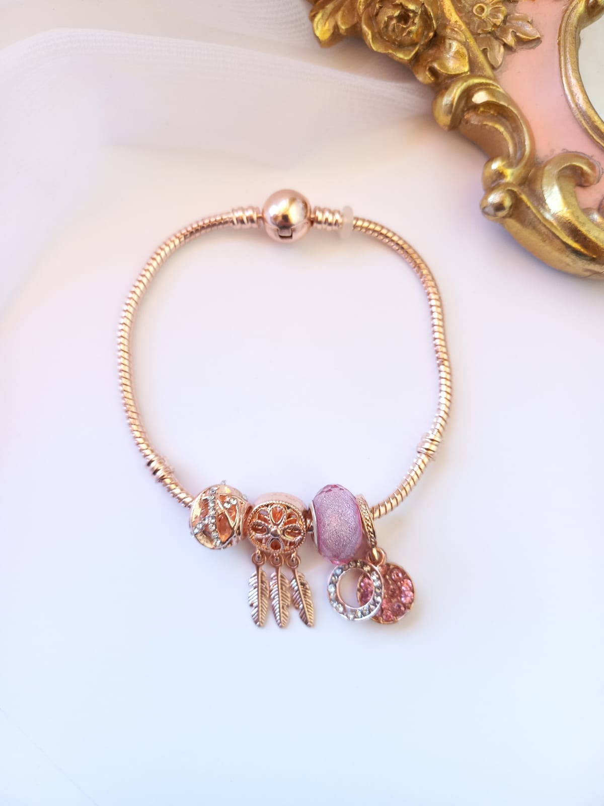Pulsera Tipo Pandora Viento de Libertad