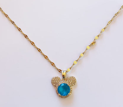 Collar Destello Azul
