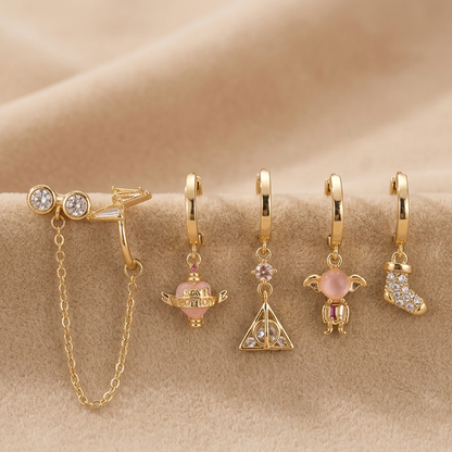 Set de Aretes Huggies Magia y Ternura