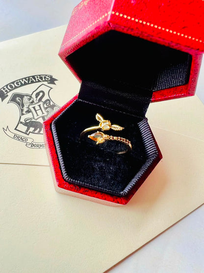 Anillo Snitch Dorada
