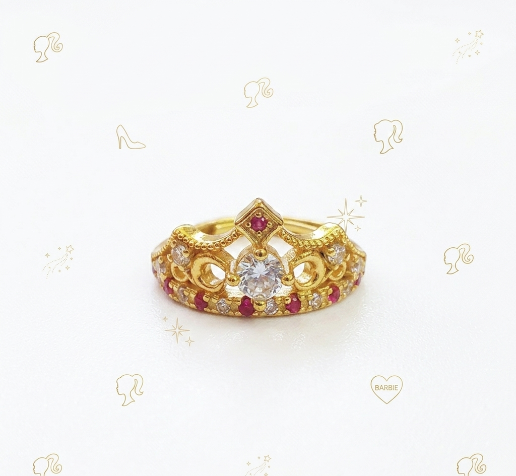 Anillo Corona Barbie