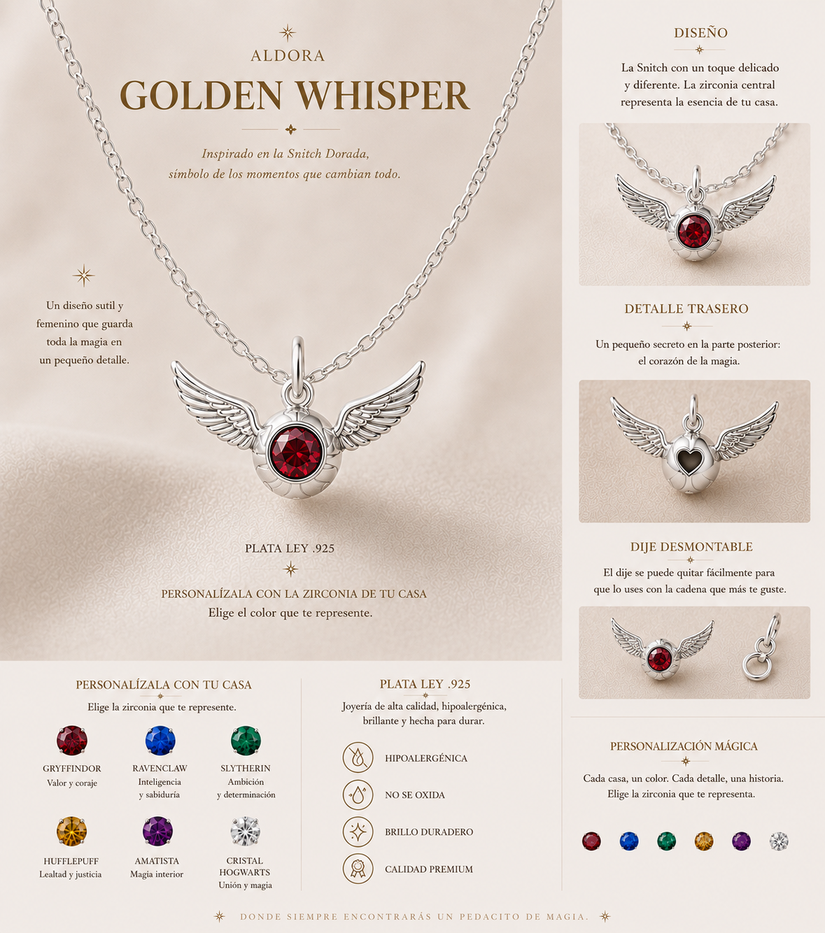 Collar Golden Whisper
